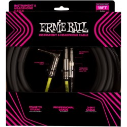 ERNIE BALL 6411 Instrument And Headphone Cable