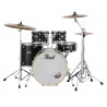 PEARL EXX725S/C JET BLACK CON SET SABIAN SBR