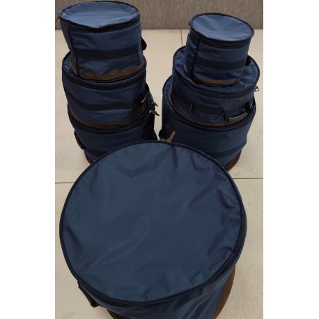 TAMA POWERPAD DRUM BAG SET 7 PEZZI BLU