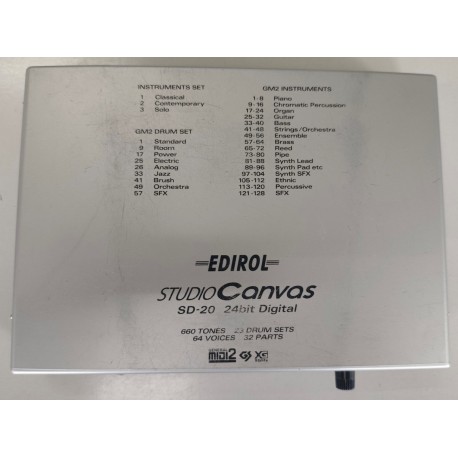 EDIROL SD-20  STUDIO CANVAS