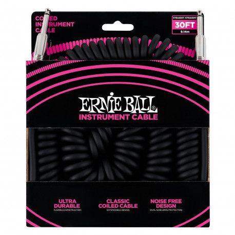 ERNIE BALL P06044 CAVO SPIRALE BLACK